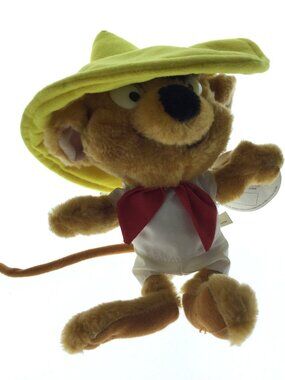 Vintage Looney Tunes Plush Speedy Gonzales with tags